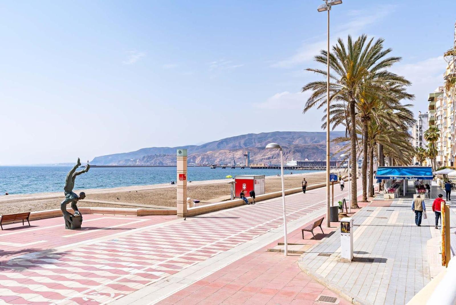 Rentaly Holidays Apartamento Playa Almeria Luaran gambar
